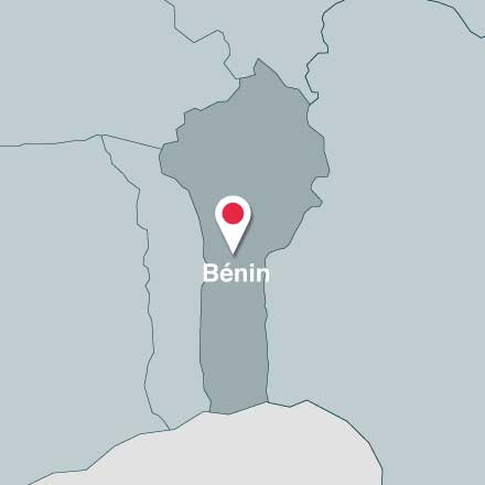 Map of Bénin