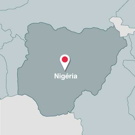 Map of Nigéria