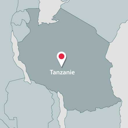 Map of Tanzanie