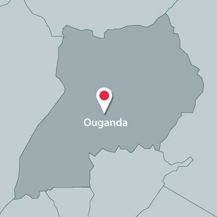 Map of Ouganda